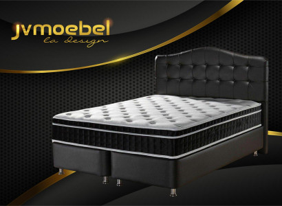 Bed Leather Bedroom Furniture Luxury Modern Beds Chesterfield Box Spring New